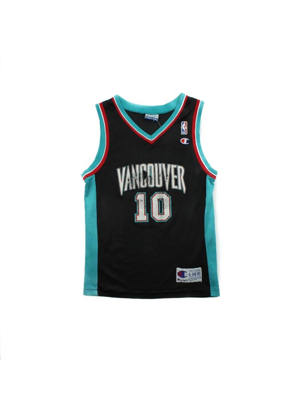 Vintage Champion Vancouver Grizzlies Bibby #10 Jersey Youth L